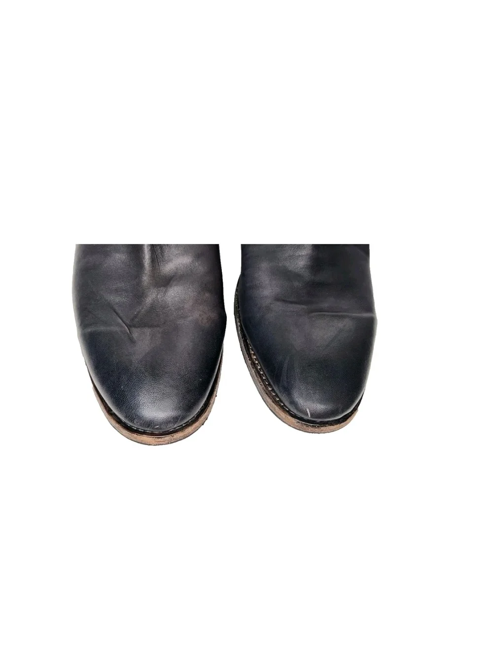 John Varvatos Collection Morrison Sharpei Grey Ombre Leather Boot 11